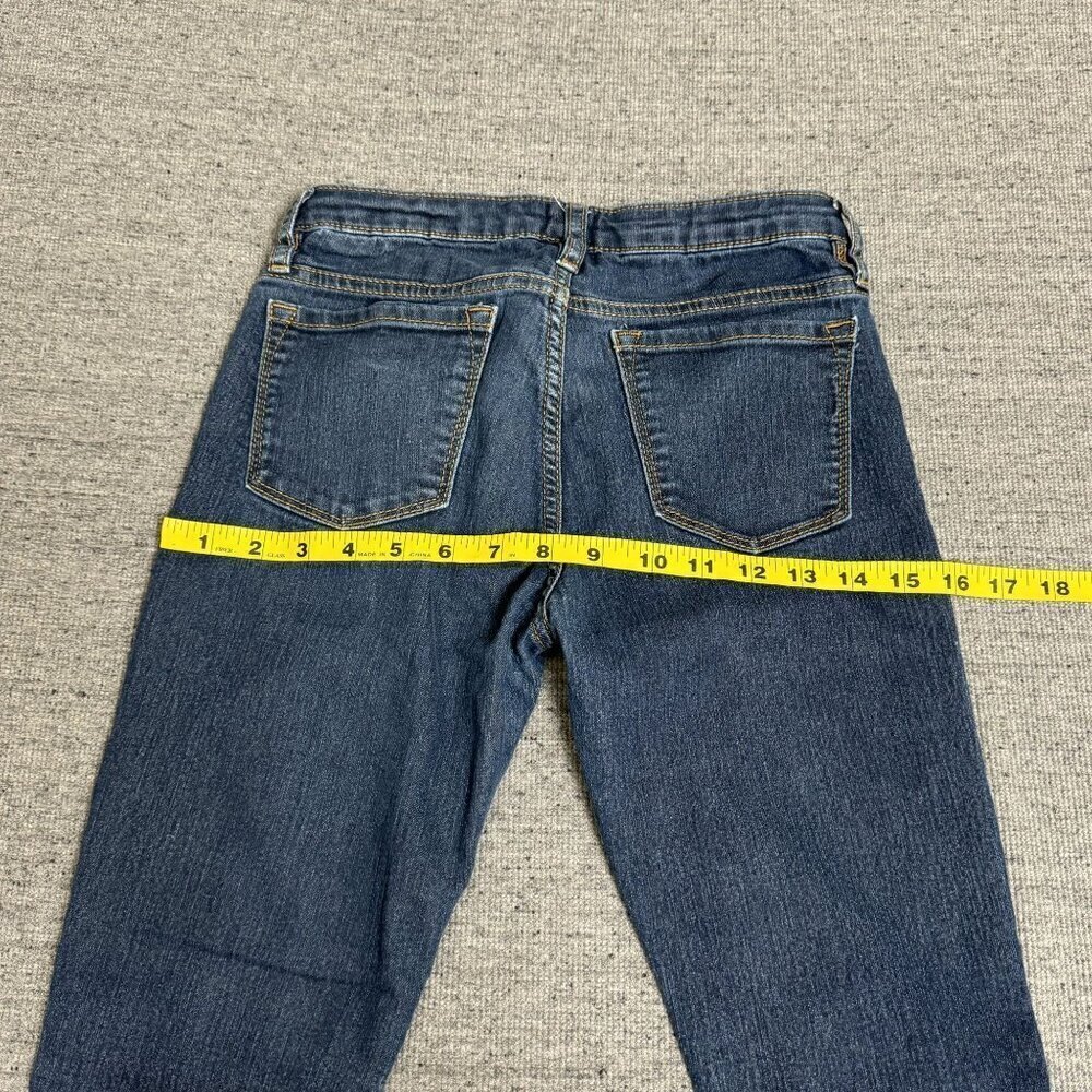 Gap Kids Skinny Fit Jeans Dark Wash Girls Size 14, W28 x L28 - Picture 9 of 14